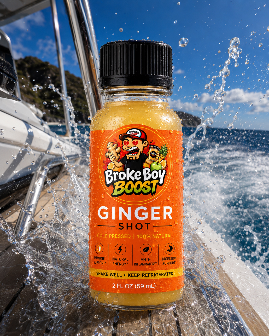 Broke Boy Boost – Ginger Shot