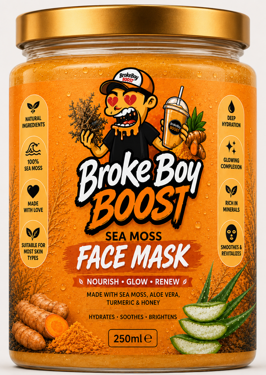 Broke Boy Boost Sea Moss Face Mask